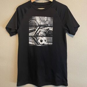 Sports black boy t-shirt